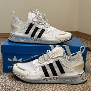 Adidas NMD V3 ‘White/Black-Gold’ Sz 9.5